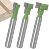 Router Bit, Trimmer Bit, 0.2 inch (6 mm) Shaft Set