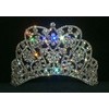 #11914 Large Butterfly Cluster Tiara - Contoured Base