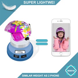 BeBeFun Toddler and Kids Ski Helmet Snowboard Helmet Sled Helmet Sled Ultra Lightweight Small Size Kids ASTM Certified