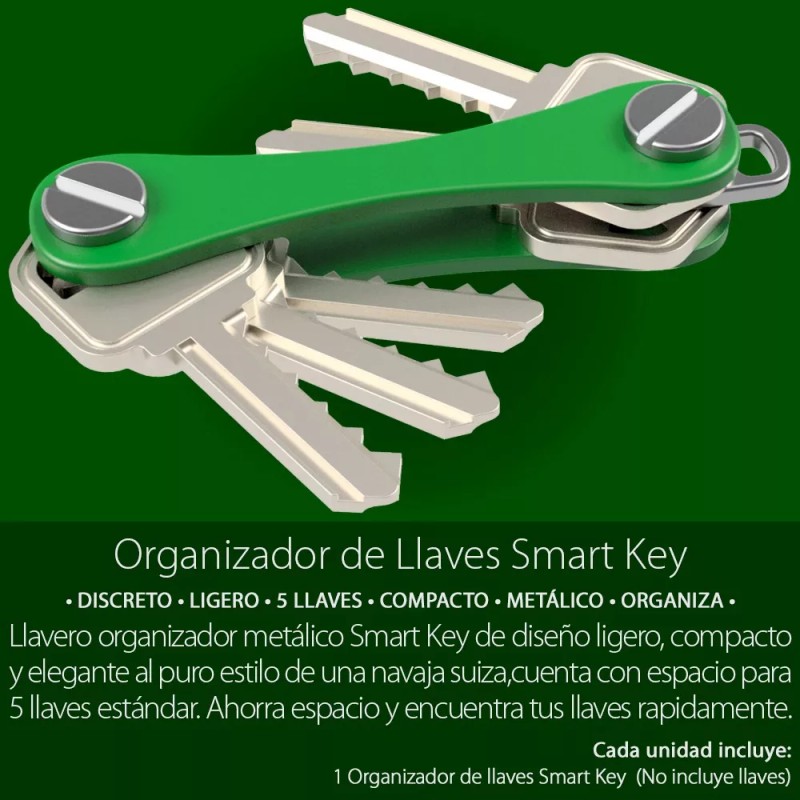 Mercader Digital 3 Pzs Organizador Llaves Tipo Navaja Llavero Smart