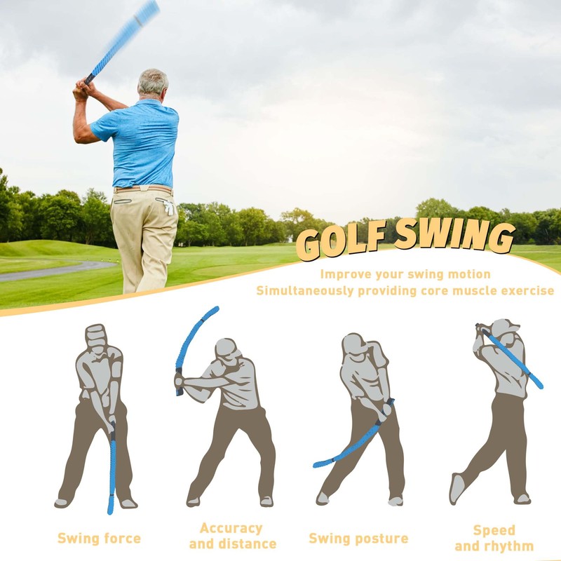 Golf Rope Swing Trainer - Golf Swing Training Aid to