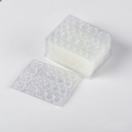 C.Z.Z.T.T.NAILS Adhesive Tabs Press On Nail Jelly Sticke Breathable Glue Tabs Double-Sided Super Sticky,240 Pieces10 Sheets Fake Nail Jelly TabsTransparent Flexible and Waterproof for Women