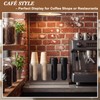 Sawysine Stainless Steel Coffee Cup and Lid Organizer Holder 4
