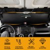 Windshield Sun Shade for Jeep Wrangler TJ JK JL &