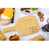 Fox Run Pickleball Paddle Charcuterie Boards, Set of 2 Bamboo