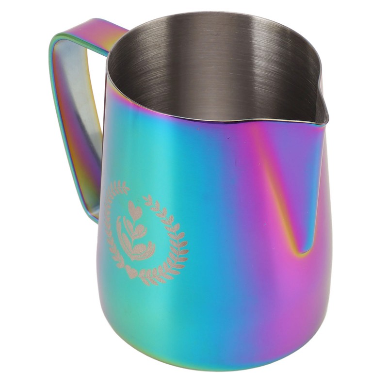 Frothing Pitcher 304 Stainless Steel Pull Flower Cup Coffee Milk