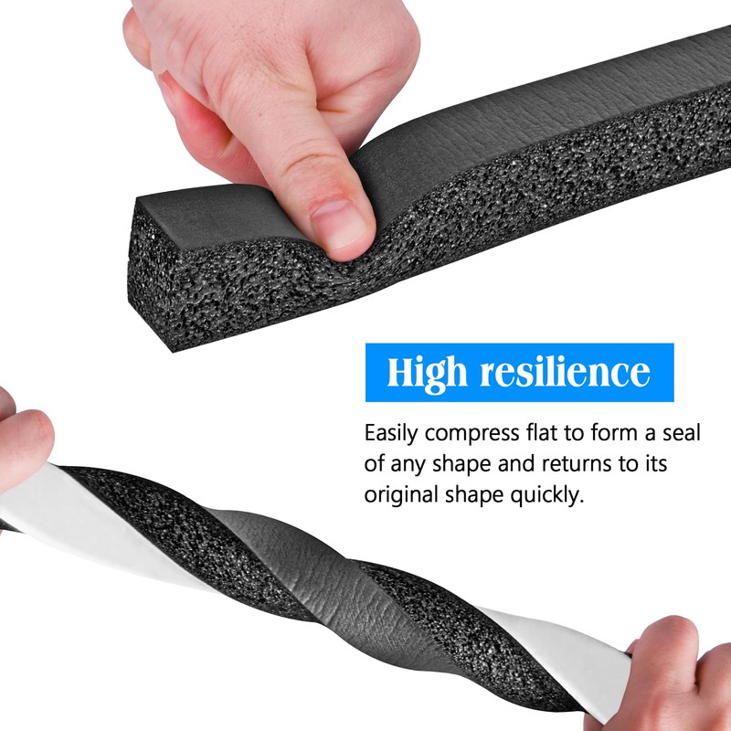 Foam Strips with Adhesive, 2 Inch Wide X 1/2 Inch