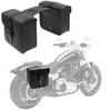 AC-MTORC PU Leather Saddlebags Saddle Bags with Lock for Harley