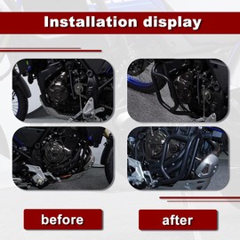 Xitomer Motorcycle Down Crash Bars Fit for Tenere 700 2019-2025 T7, Motorcycle Engine Guard for Tenere 700 Down Crashbars Tank Guard