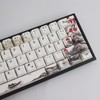 JSJT Keycaps 60% Plum Keycaps PBT Dye Sublimation Cherry Shape