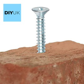 Self Drilling Screws Length: 32mm (Pack of: 200) Countersunk Self Tapping Screws for Metal, Steel, Roofing, Windows
