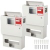 Geiserailie Wall Mount Locking Cabinet with Glove Box for 5