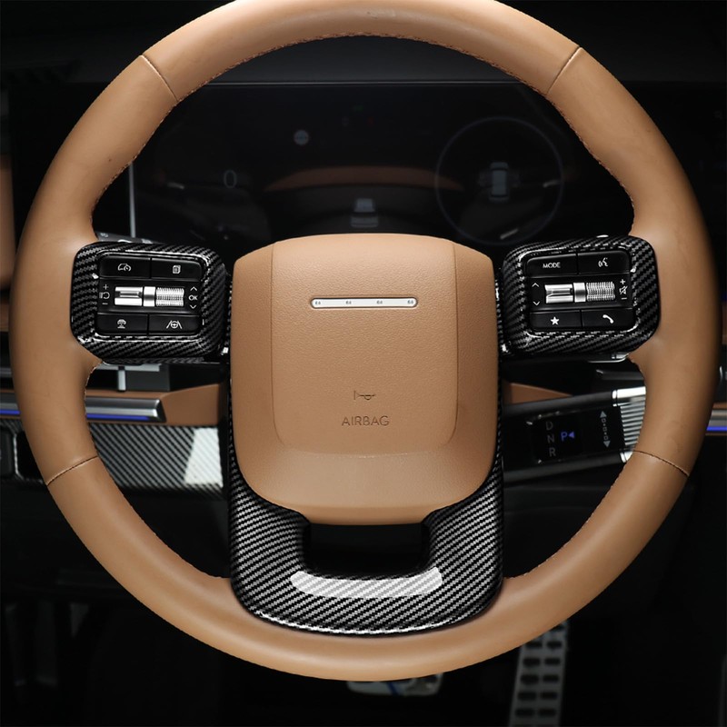 Premium Car Steering Wheel Handle Frame Cover, Compatible with Hyundai