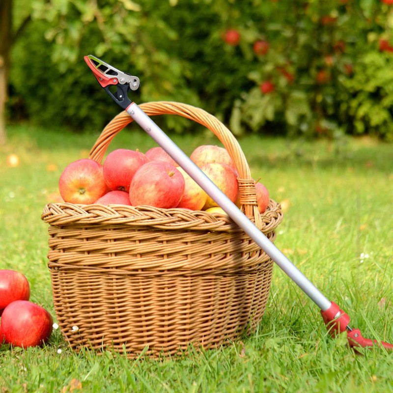 32-Inch Cut and Hold Pruners, Long-Reach Tree Pruner with Rotating