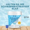 Flocculant for Pool Concentrate, 29 Weeks, Turbidity Remover for Small