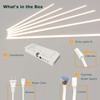 ATA LED Recessed Lighting Kit for Wall Panels - 6pcs
