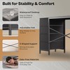 Huuger 55 Inch L Shaped Desk with Drawers, Reversible Computer