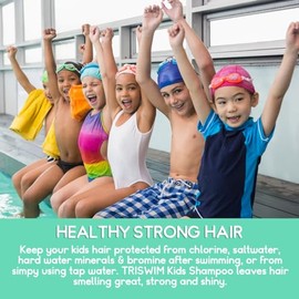 TRISWIM Chlorine Removal Kids Shampoo, 8.5 Ounce
