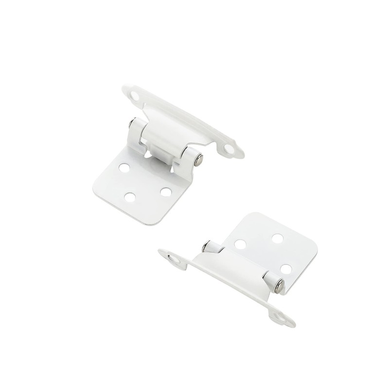 Ravinte 60 Pack (30 Pairs) 1/2" Overlay Cabinet Hinges, Self-Closing