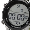 Men Digital Sports Watch Waterproof Alarm Countdown Dual Time Zone
