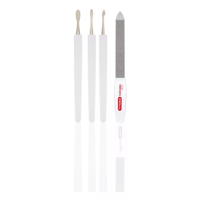 Titania Germany Kit De Instrumentos Para Manicura, 4 Pzs, Calidad