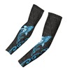 JOAIFO Shark Plumeria Flower Print 1 Pair Arm Sleeves for