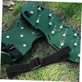 Milisten 16pcs Lawn Scarifier Laces Lawn Aerator Spikes Shoes Strap Aerator Shoes Strap for Patio Shoes Strap for Lawn Adjustable Strap Aerator Shoes Aerating Shoes Strap Nail Shoes Strap
