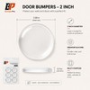 Door Knob Wall Protectors 6-Pack, 2 Inch Clear Silicone Door