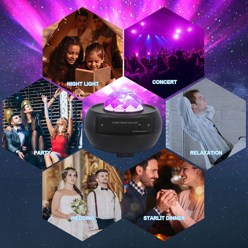 Starry Sky Led Projector Light with Remote Control Led Projection