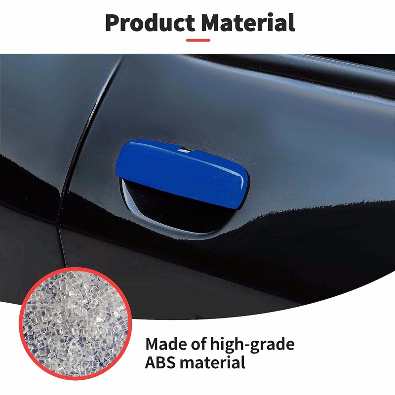 Voodonala for Challenger Door Handle Cover Trim Embellishment Fit for