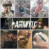 Camo Face Paint, NATO Camouflage Military Makeup Paint Sticks (3