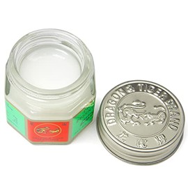 Dragon & Tiger Brand Essential Balm 龍虎清涼油 18.4g White 100% Natural Ingredients