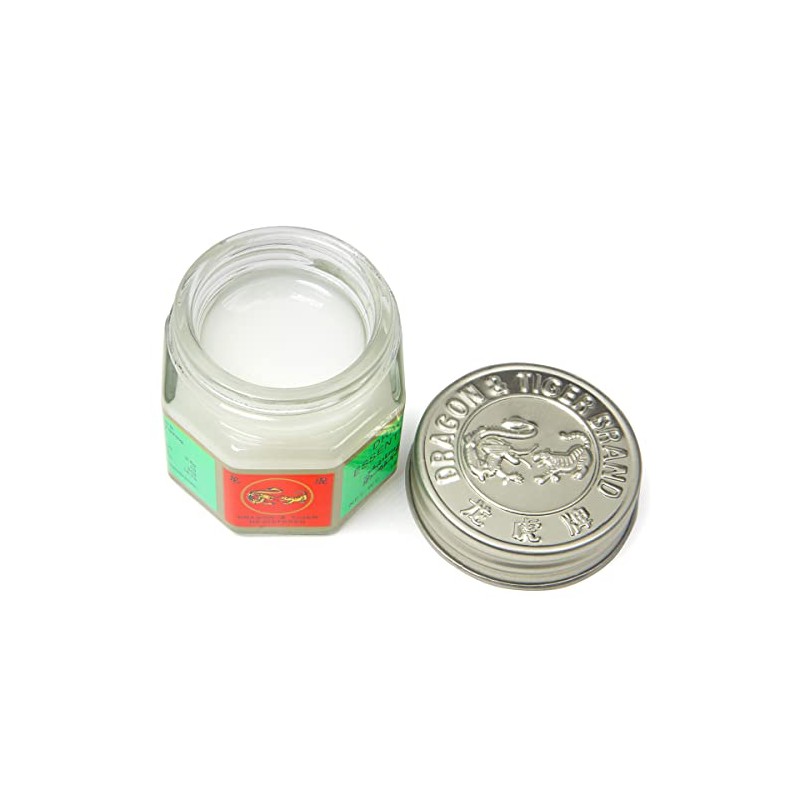 Dragon & Tiger Brand Essential Balm 龍虎清涼油 18.4g White 100%