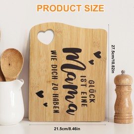 Gifts for Mum Chopping Board Wooden Mum Gift Birthday Mother's Day Blanket Best Mum Birthday Gift Christmas