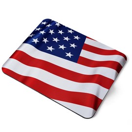 Computer-Mauspad, Mauspad – Amerikanische Flagge, USA, Heimbüro, PC, Schreibtisch, Zubehör, flexible Stoffoberfläche, groß, 5 mm, Laptop, Desktop, gedruckte Kunst, ergonomisch #15623