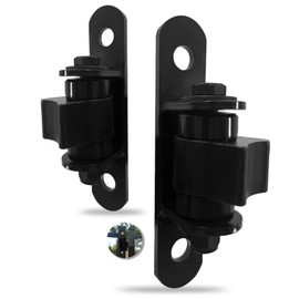 2 Pack Heavy Duty Outdoor Gate Hinges with Sealed Bearings, Bolt On Design for Large Heavy Driveway Gates Adjustable Yoke Pivot for Perfect Fit Supports Up to 1100 Lbs (Type D)