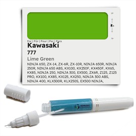 Genuine Colors Paint Pen Lime Green 777 for Kawasaki Green Ninja 650 ZX-14 ZX-6R ZX-10R 650R 250R ABS KX100 KX250F KX450F KX65 KX85 250 300 EX500 ZX6R Z125 PRO KKX125good KX250 400 KLX300R KLX250S