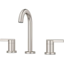 Pfister LG49-BI0K Pfister LG49-BI0 Brislin 1.2 GPM Widespread Bathroom Faucet with Pop-Up Drain Assembly