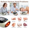 OSITO Cordless Hand Massager with Heat Air Compression for Numb