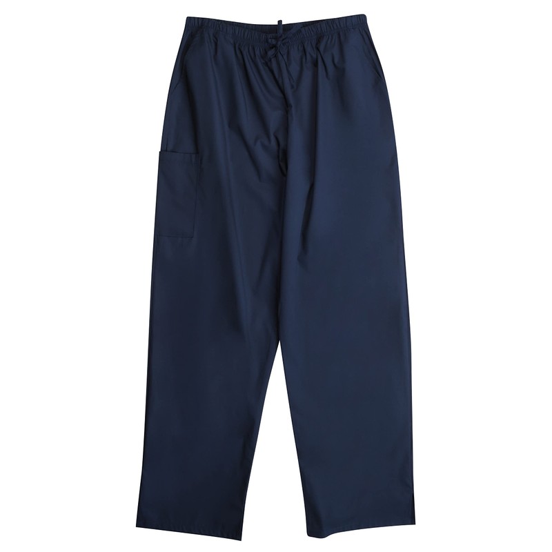 Tropi Conjunto de uniforme médico para hombre, cuatro bolsillos (cuello