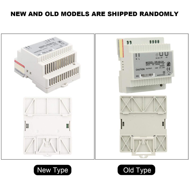 Fafeicy DR-60-24 DIN Rail Power Supply, with Single Output AC/DC