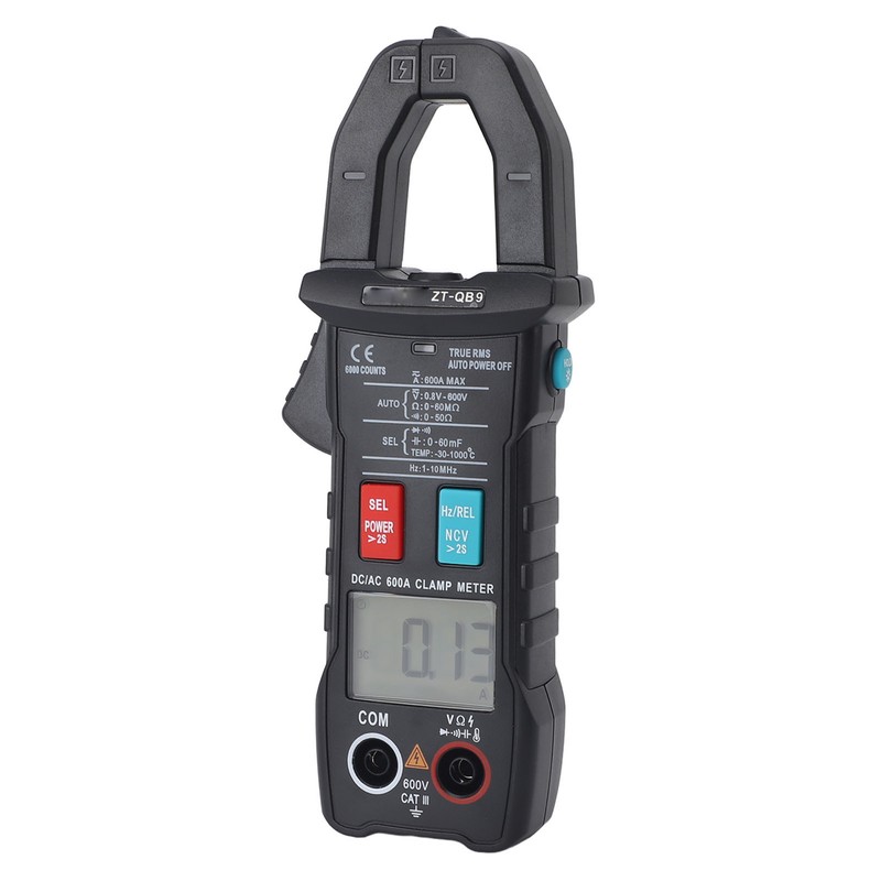 Digital Clamp Multimeter Portable Full Automatic Smart AC DC Current