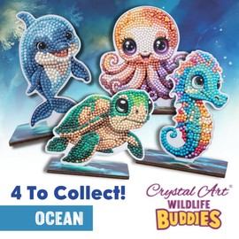 CRYSTAL ART Octopus Wildlife Buddies Kit Craft Buddy
