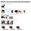 Wuloo Wireless Doorbells for Home, Solar Driveway Alarm, Multifunctional Wireless