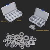 Goysen Stainless Steel Flat Washers, 360PCS Assorted Flat Metal Washers