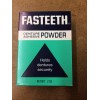 Vintage 1970's Fasteeth Denture Adhesive Powder Vick NY *New Old