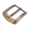 LAXPICOL Hebilla de cinturón rectangular resistente de 40 mm para hombre, Marrón2, Medium