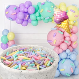 STARBOLO Ball Pit Balls for Toddlers - Pack of 250 Balls 5.12inches Crush Proof Plastic Toy Balls for Toddlers Ball Pits, Ball Pit Play Tent, Baby Pool Water Toys(Macaron 10 Colors)