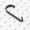 America's Fence Store Black 1/2" x 1-3/8" Gate Clips -