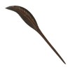 ISLAND PIERCINGS Handmade Wooden Feather Hair Pin HN281 21cm 1